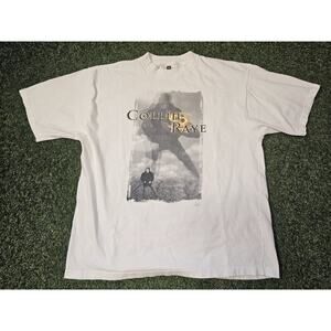 VINTAGE Collin Raye Shirt Mens Large White Winterland 90s Country USA